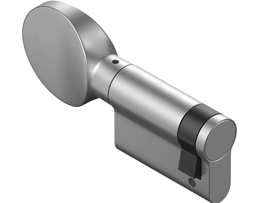 Kalesb-1k — замок врезной с откидным ригелем в сборе с  вертушкой (без ключа).